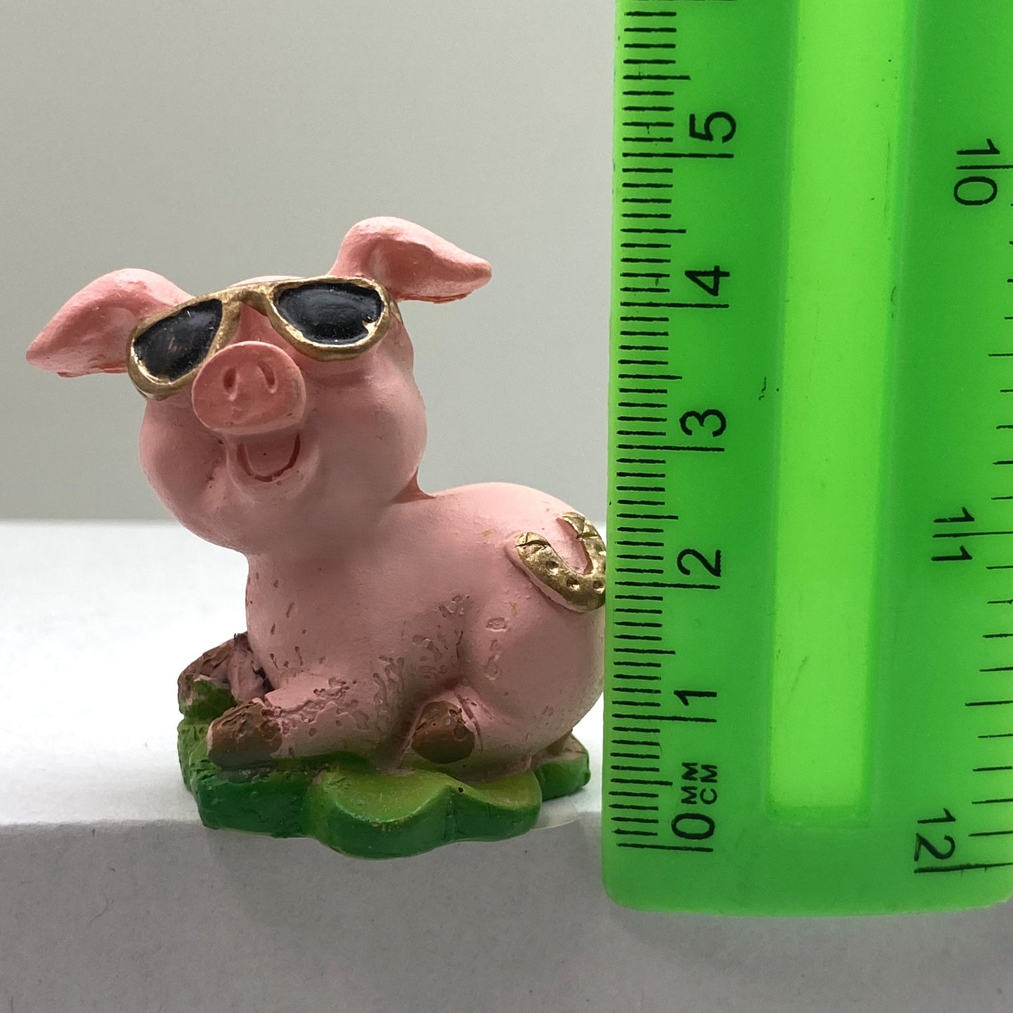 Innenmodell "Schwein mit Hufeisen-Marke" - 40 x 45 mm