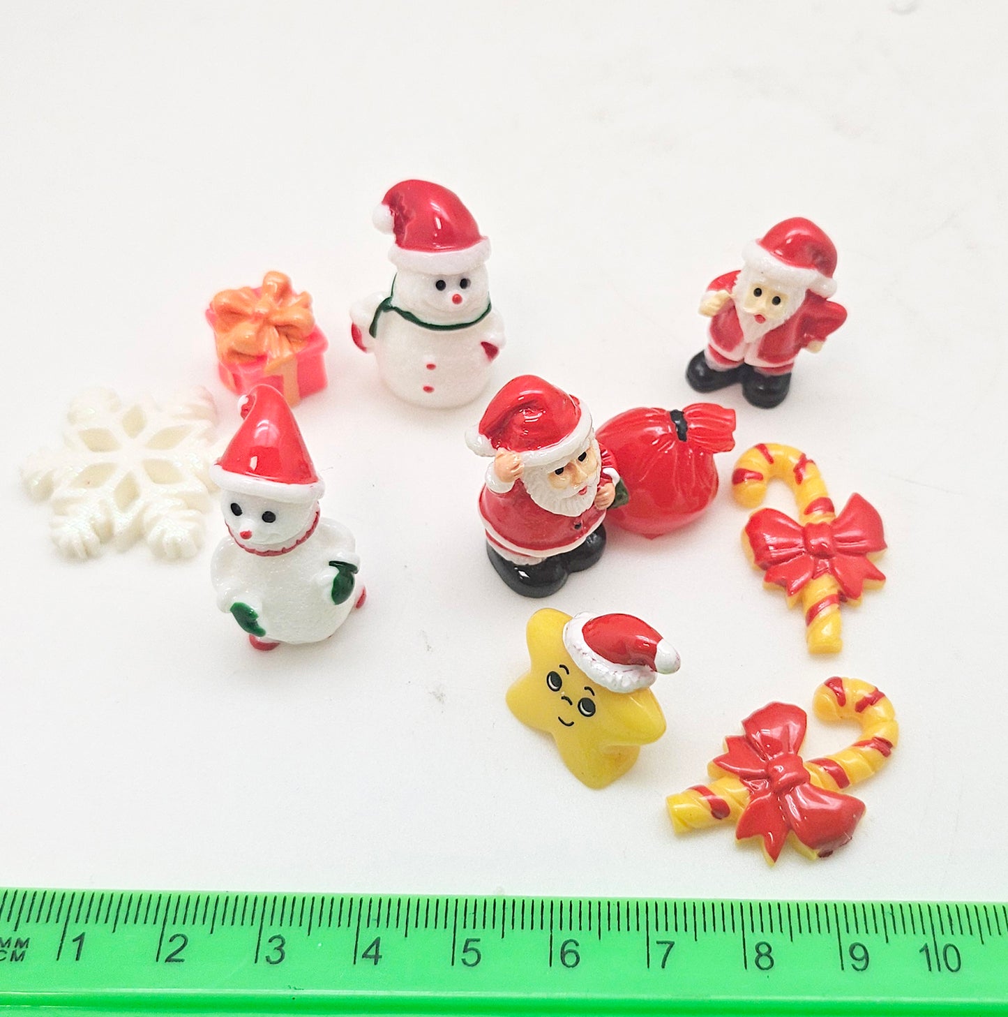 Figuren-Sets für Bastel-Kugeln Weihnachten klein - Zufalls-Mix