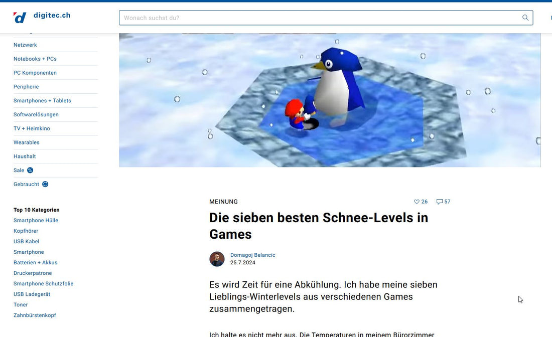 Mal was anderes: Die sieben besten Schnee-Levels in Games - Schneekugelhaus