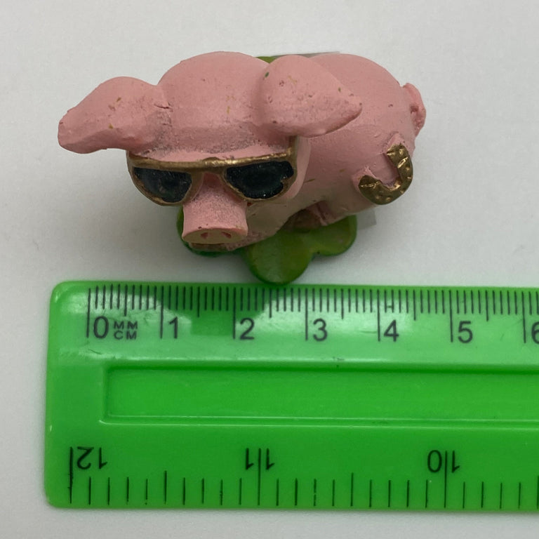 Innenmodell "Schwein mit Hufeisen-Marke" - 40 x 45 mm