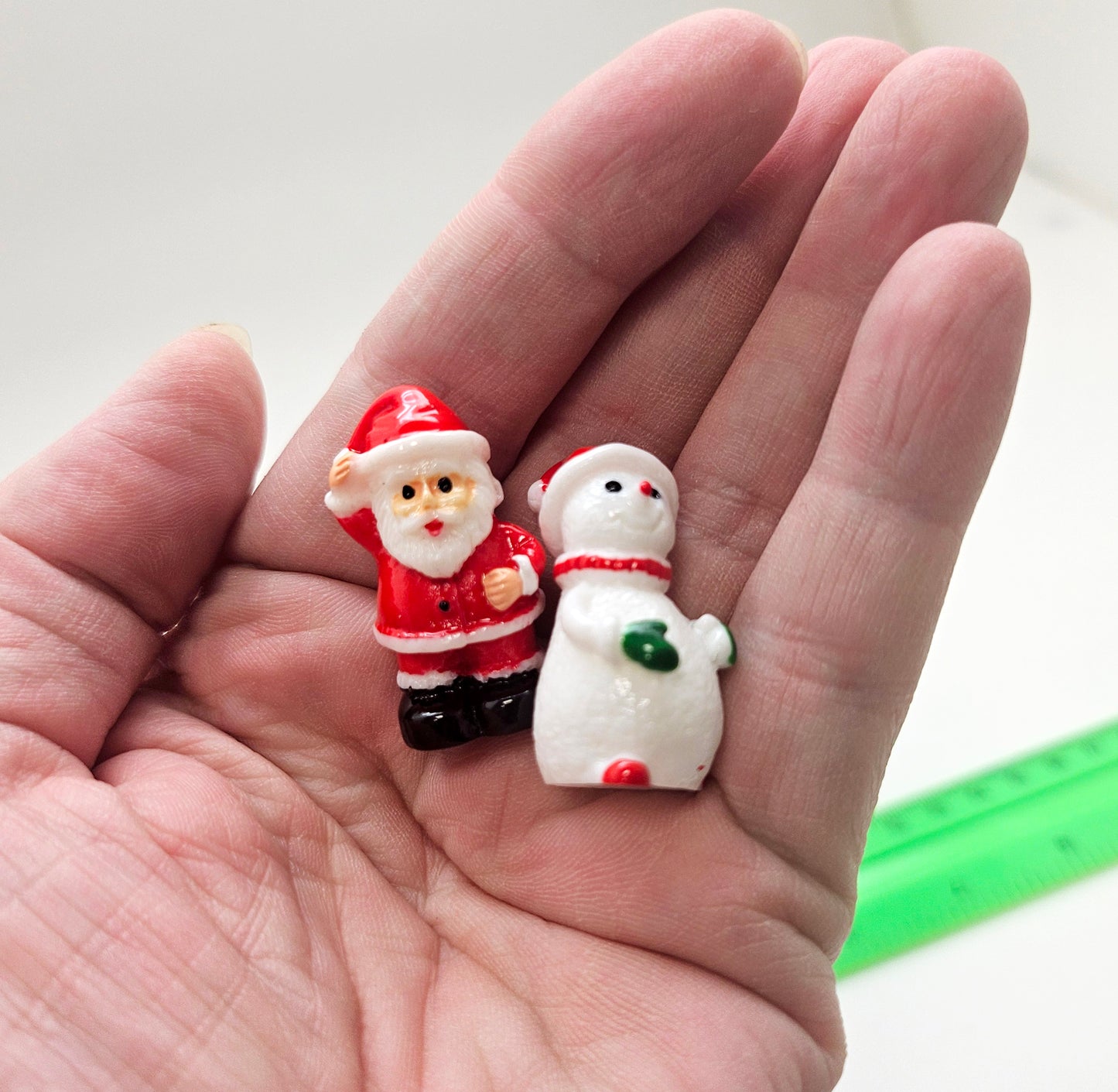 Figuren-Sets für Bastel-Kugeln Weihnachten klein - Zufalls-Mix