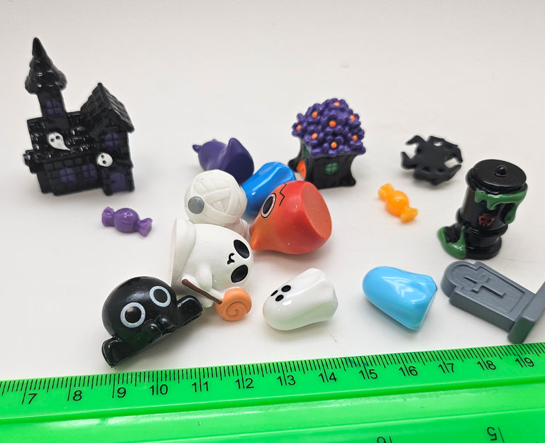 Figuren-Sets für Bastel-Kugeln Halloween klein - Zufalls-Mix