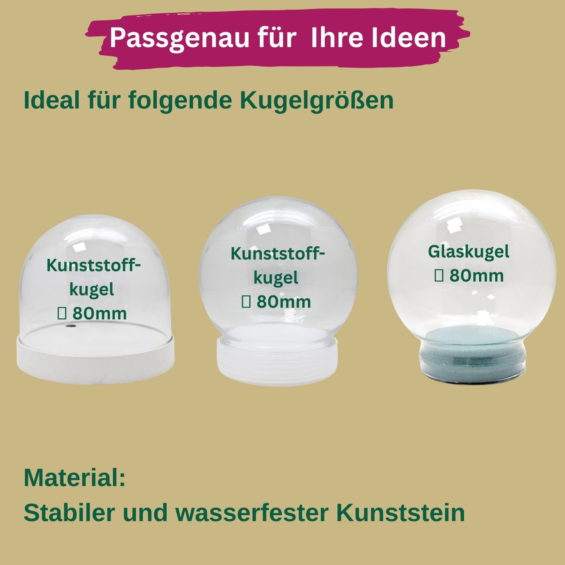 Innenmodell „Dienstbote mit grüner Jacke“ - 15 x 40 mm - Schneekugelhaus