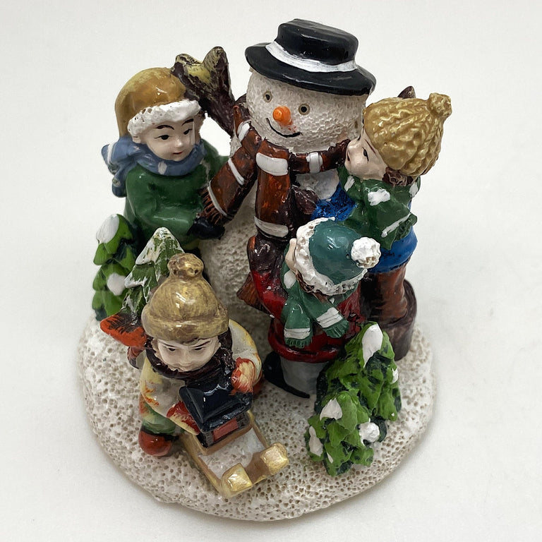 Innenmodell "Schneemann mit Kindern" - 60 x 67 mm - Schneekugelhaus
