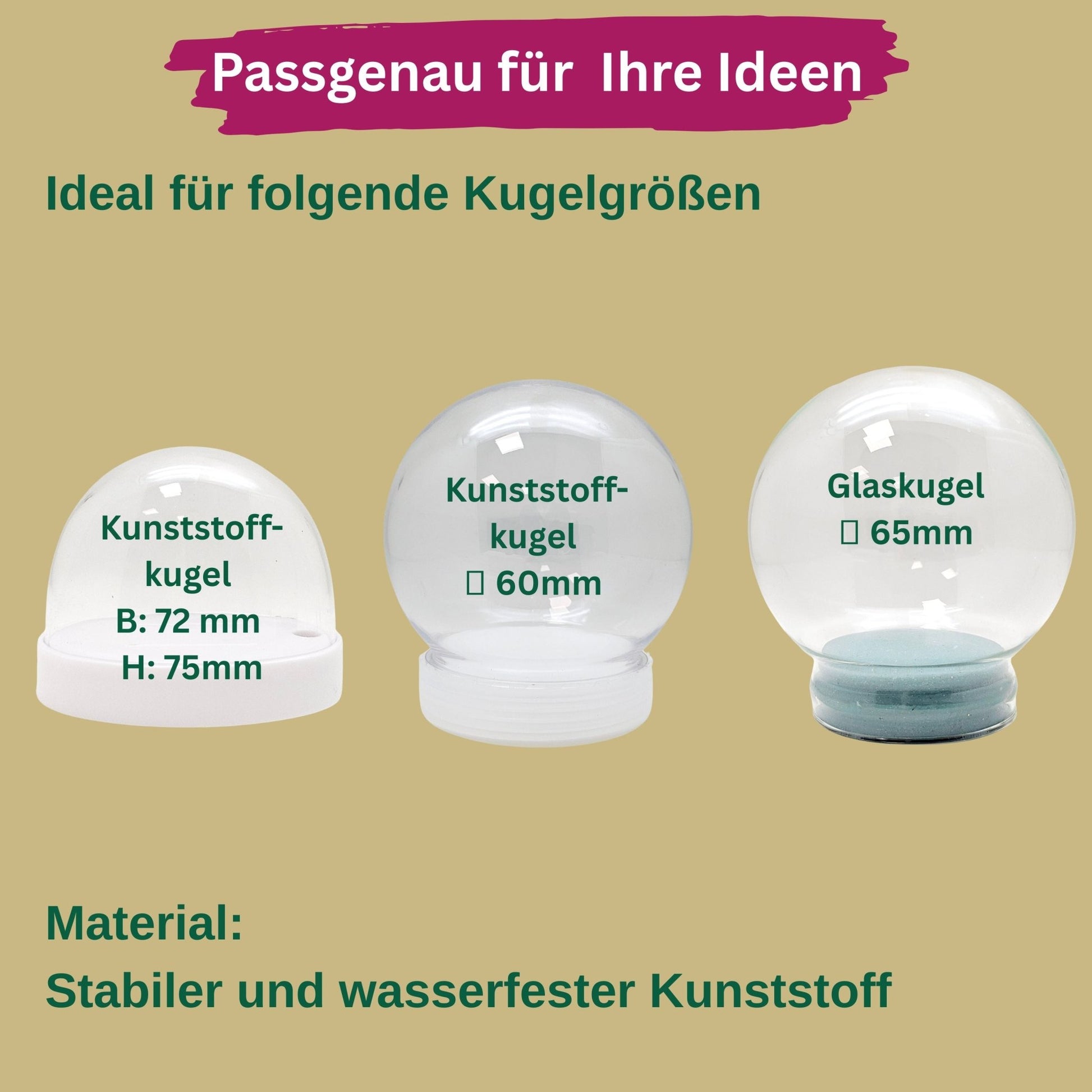 Innenmodell "Weißer Engel stützend" - 40 x 33 mm - Schneekugelhaus